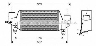 AVA QUALITY COOLING fd4313 -  Интеркулер